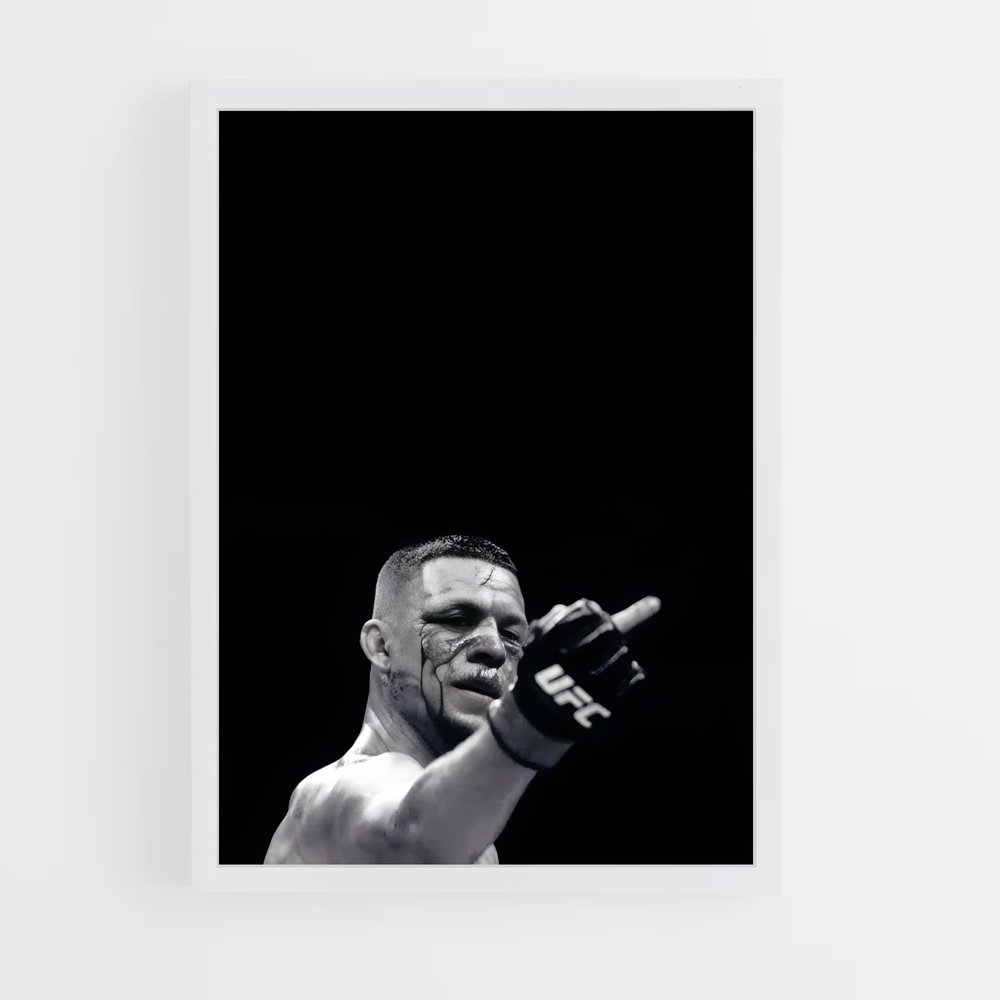 Poster Mic Drop Diaz – affiche MMA (vue 3)